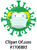 Coronavirus Clipart #1706895 by Domenico Condello