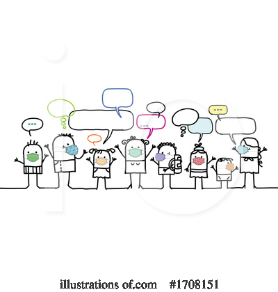 Stick Person Clipart #1708151 by NL shop