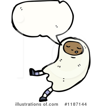 Ghost Costume Clipart #1187144 by lineartestpilot