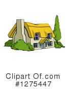Cottage Clipart #1275447 by AtStockIllustration
