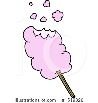 Royalty-Free (RF) Cotton Candy Clipart Illustration by lineartestpilot - Stock Sample #1519826