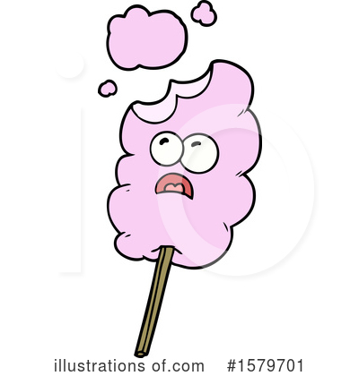 Royalty-Free (RF) Cotton Candy Clipart Illustration by lineartestpilot - Stock Sample #1579701