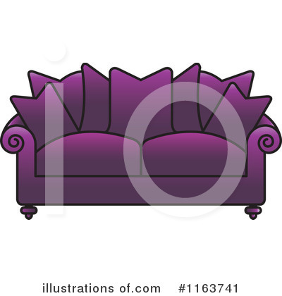 Royalty-Free (RF) Couch Clipart Illustration by Lal Perera - Stock Sample #1163741