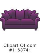Couch Clipart #1163741 by Lal Perera