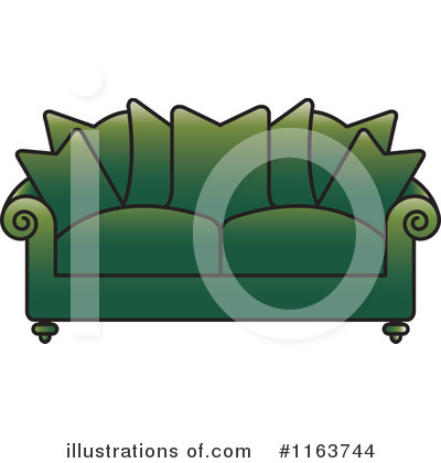 Sofa Clipart #1163744 by Lal Perera