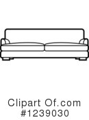 Couch Clipart #1239030 by Lal Perera