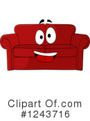 Couch Clipart #1243716 by Vector Tradition SM