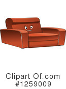 Couch Clipart #1259009 by Vector Tradition SM