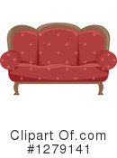 Couch Clipart #1279141 by BNP Design Studio