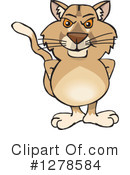 Cougar Clipart #1278584 by Dennis Holmes Designs