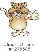 Cougar Clipart #1278585 by Dennis Holmes Designs