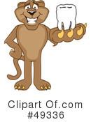 Cougar Mascot Clipart #49336 by Mascot Junction