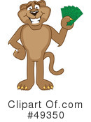 Cougar Mascot Clipart #49350 by Mascot Junction