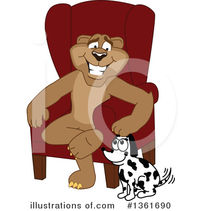 Royalty-Free (RF) Cougar School Mascot Clipart Illustration by Mascot Junction - Stock Sample #1361690