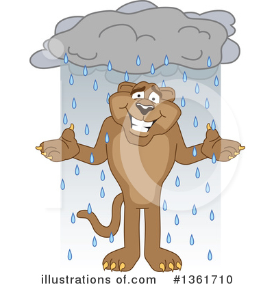 Royalty-Free (RF) Cougar School Mascot Clipart Illustration by Mascot Junction - Stock Sample #1361710