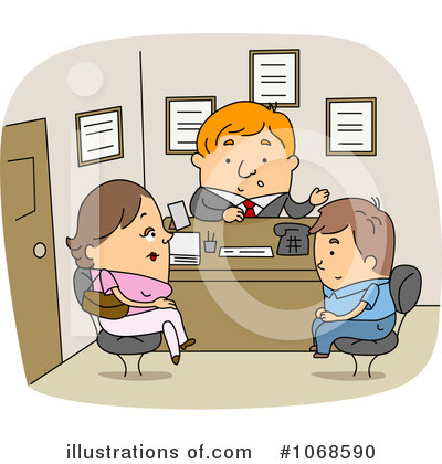 Royalty-Free (RF) Counselor Clipart Illustration by BNP Design Studio - Stock Sample #1068590