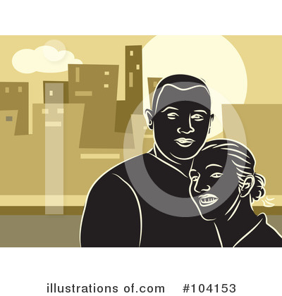 Royalty-Free (RF) Couple Clipart Illustration by Prawny - Stock Sample #104153