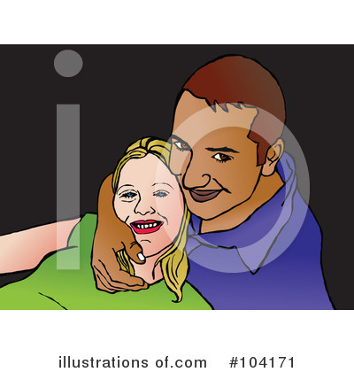 Royalty-Free (RF) Couple Clipart Illustration by Prawny - Stock Sample #104171