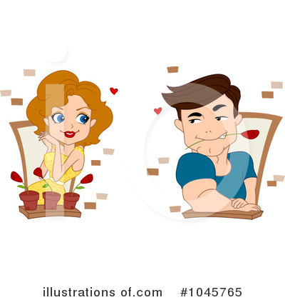 Royalty-Free (RF) Couple Clipart Illustration by BNP Design Studio - Stock Sample #1045765