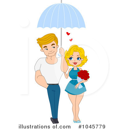 Royalty-Free (RF) Couple Clipart Illustration by BNP Design Studio - Stock Sample #1045779