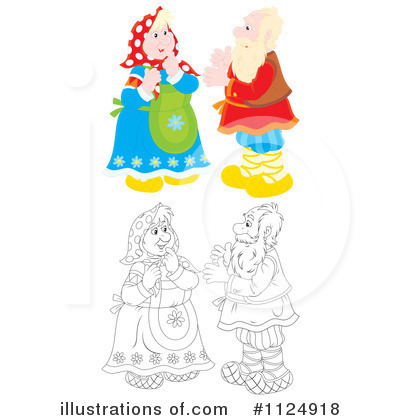 Royalty-Free (RF) Couple Clipart Illustration by Alex Bannykh - Stock Sample #1124918