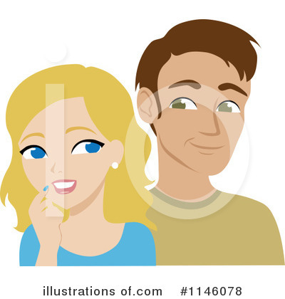 Couple Clipart #1146078 by Rosie Piter