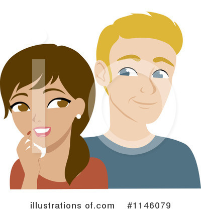 Royalty-Free (RF) Couple Clipart Illustration by Rosie Piter - Stock Sample #1146079