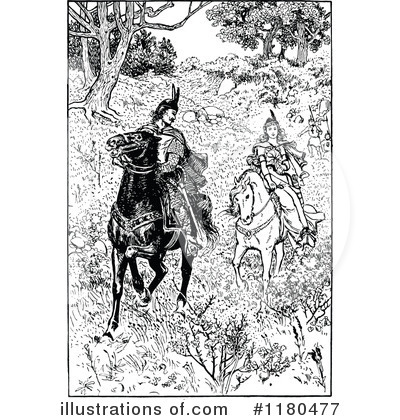 Royalty-Free (RF) Couple Clipart Illustration by Prawny Vintage - Stock Sample #1180477