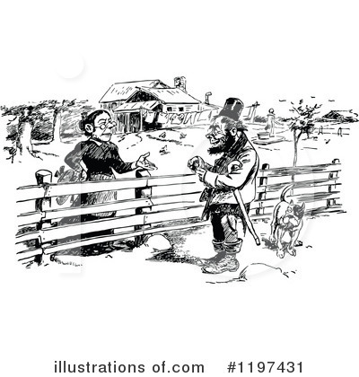 Royalty-Free (RF) Couple Clipart Illustration by Prawny Vintage - Stock Sample #1197431