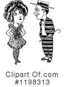 Couple Clipart #1198313 by Prawny Vintage