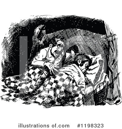 Royalty-Free (RF) Couple Clipart Illustration by Prawny Vintage - Stock Sample #1198323