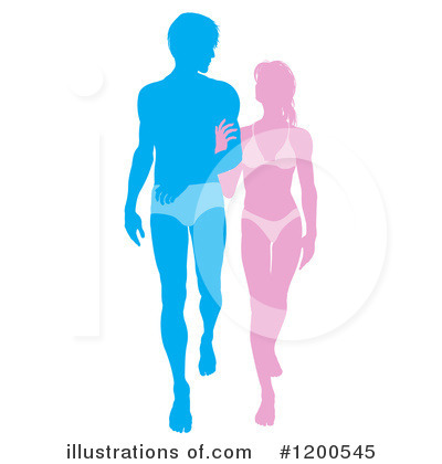 Royalty-Free (RF) Couple Clipart Illustration by AtStockIllustration - Stock Sample #1200545