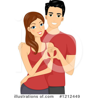 Royalty-Free (RF) Couple Clipart Illustration by BNP Design Studio - Stock Sample #1212449