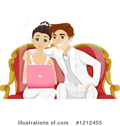 Royalty-Free (RF) Couple Clipart Illustration by BNP Design Studio - Stock Sample #1212455