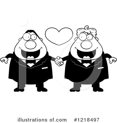 Royalty-Free (RF) Couple Clipart Illustration by Cory Thoman - Stock Sample #1218497