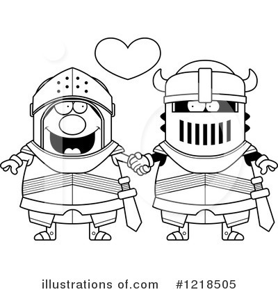 Royalty-Free (RF) Couple Clipart Illustration by Cory Thoman - Stock Sample #1218505