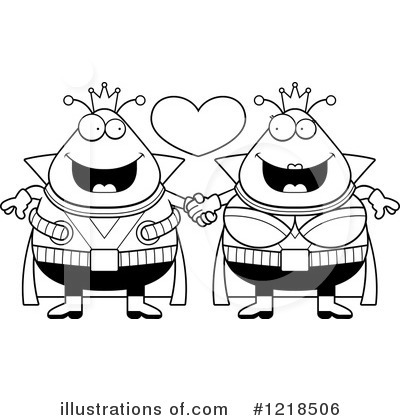 Royalty-Free (RF) Couple Clipart Illustration by Cory Thoman - Stock Sample #1218506