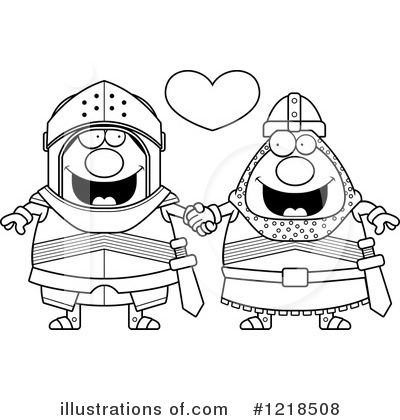 Royalty-Free (RF) Couple Clipart Illustration by Cory Thoman - Stock Sample #1218508