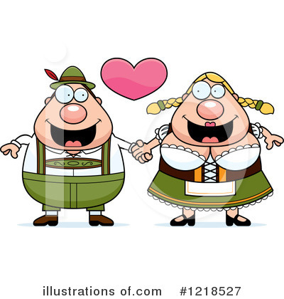 Oktoberfest Woman Clipart #1218527 by Cory Thoman