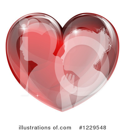 Royalty-Free (RF) Couple Clipart Illustration by AtStockIllustration - Stock Sample #1229548