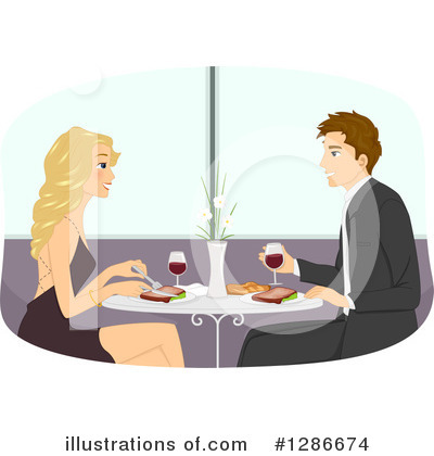 Royalty-Free (RF) Couple Clipart Illustration by BNP Design Studio - Stock Sample #1286674
