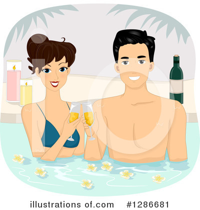 Royalty-Free (RF) Couple Clipart Illustration by BNP Design Studio - Stock Sample #1286681