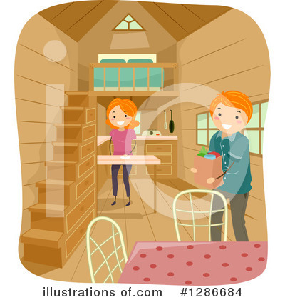 Royalty-Free (RF) Couple Clipart Illustration by BNP Design Studio - Stock Sample #1286684