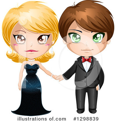 Royalty-Free (RF) Couple Clipart Illustration by Liron Peer - Stock Sample #1298839