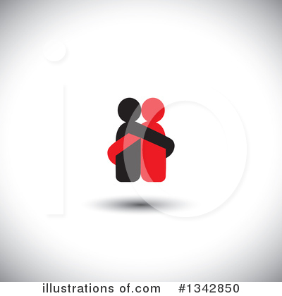 Royalty-Free (RF) Couple Clipart Illustration by ColorMagic - Stock Sample #1342850