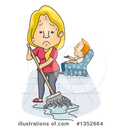 Mop Clipart #1352664 by BNP Design Studio