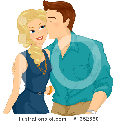 Royalty-Free (RF) Couple Clipart Illustration by BNP Design Studio - Stock Sample #1352680