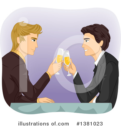 Champagne Clipart #1381023 by BNP Design Studio