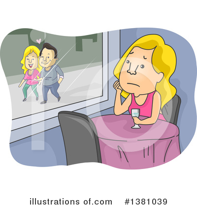 Royalty-Free (RF) Couple Clipart Illustration by BNP Design Studio - Stock Sample #1381039
