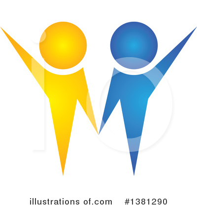 Royalty-Free (RF) Couple Clipart Illustration by ColorMagic - Stock Sample #1381290
